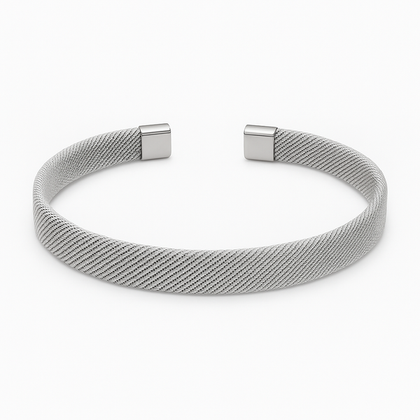 Bratara Silver Mesh Bold