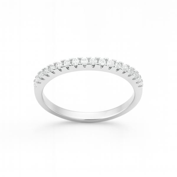 Inel Silver Sparkle Band – marimea 7