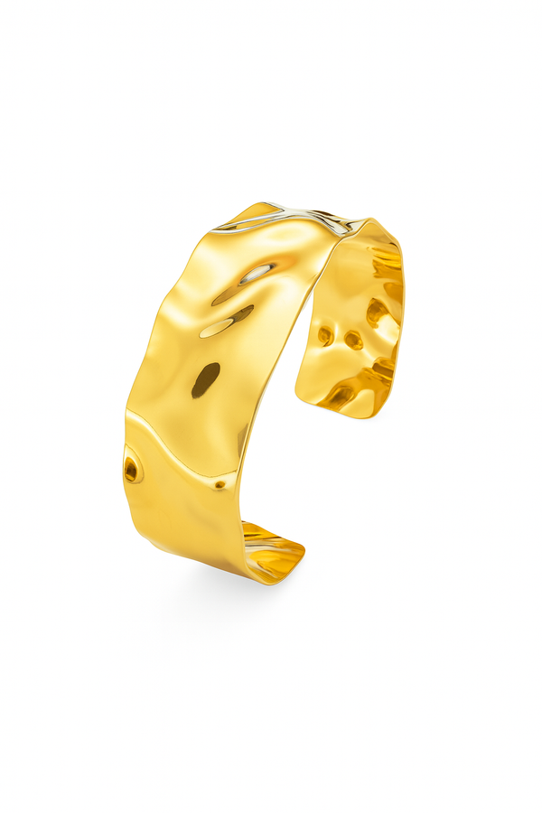 Bratara Gold Crinkle