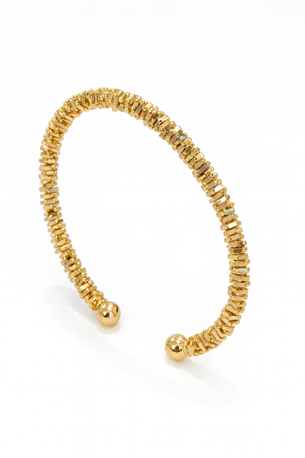 Bratara Gold Beadflow