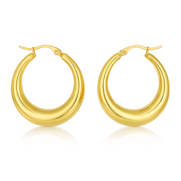 Cercei Hoop Bold – Aurii