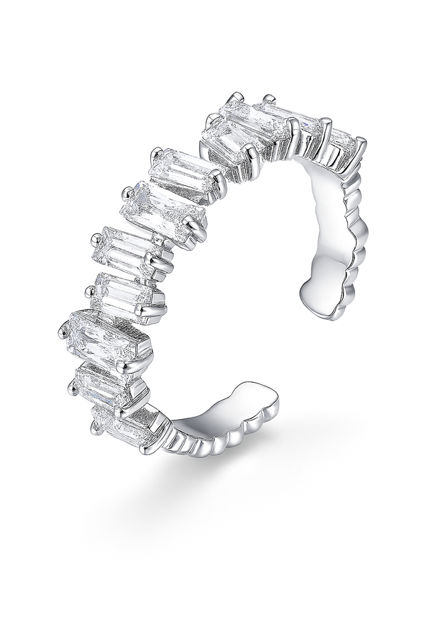Inel Crystal Baguette – ajustabil